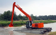 The Bardai Group has a wide range of forefront Amphibious Excavators.